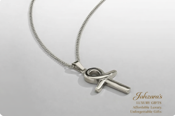 Ankh Cross Pendant Necklace | Stainless Steel | Unisex Luxury Egyptian Jewelry
