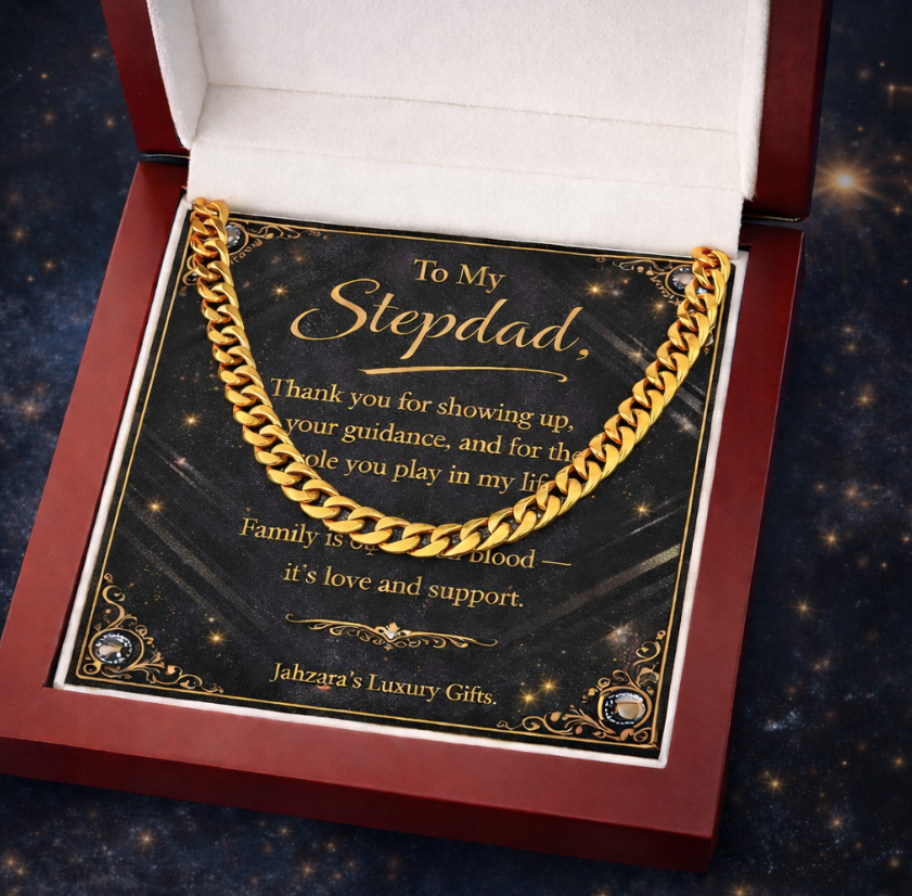 ✨ To My Stepdad - Cuban Link Chain ✨