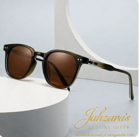 Vintage Round Polarized Luxury Sunglasses | Acetate Frame | Unisex | Jahzara's Luxury Gifts