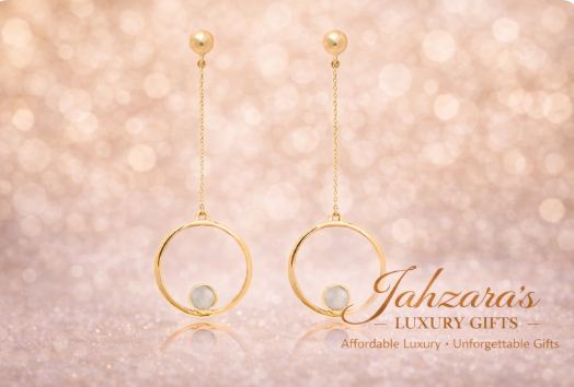 Aurelie Moonstone Earrings