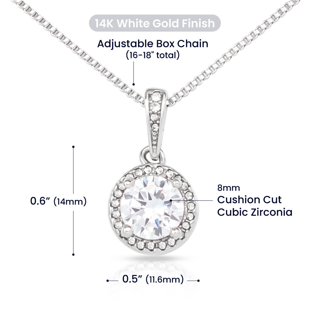 Eternal Hope Necklace | Heartfelt Message Card | Luxury LED Gift Box