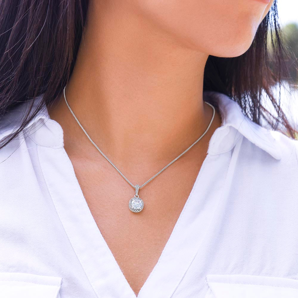 Eternal Hope Necklace | Heartfelt Message Card | Luxury LED Gift Box