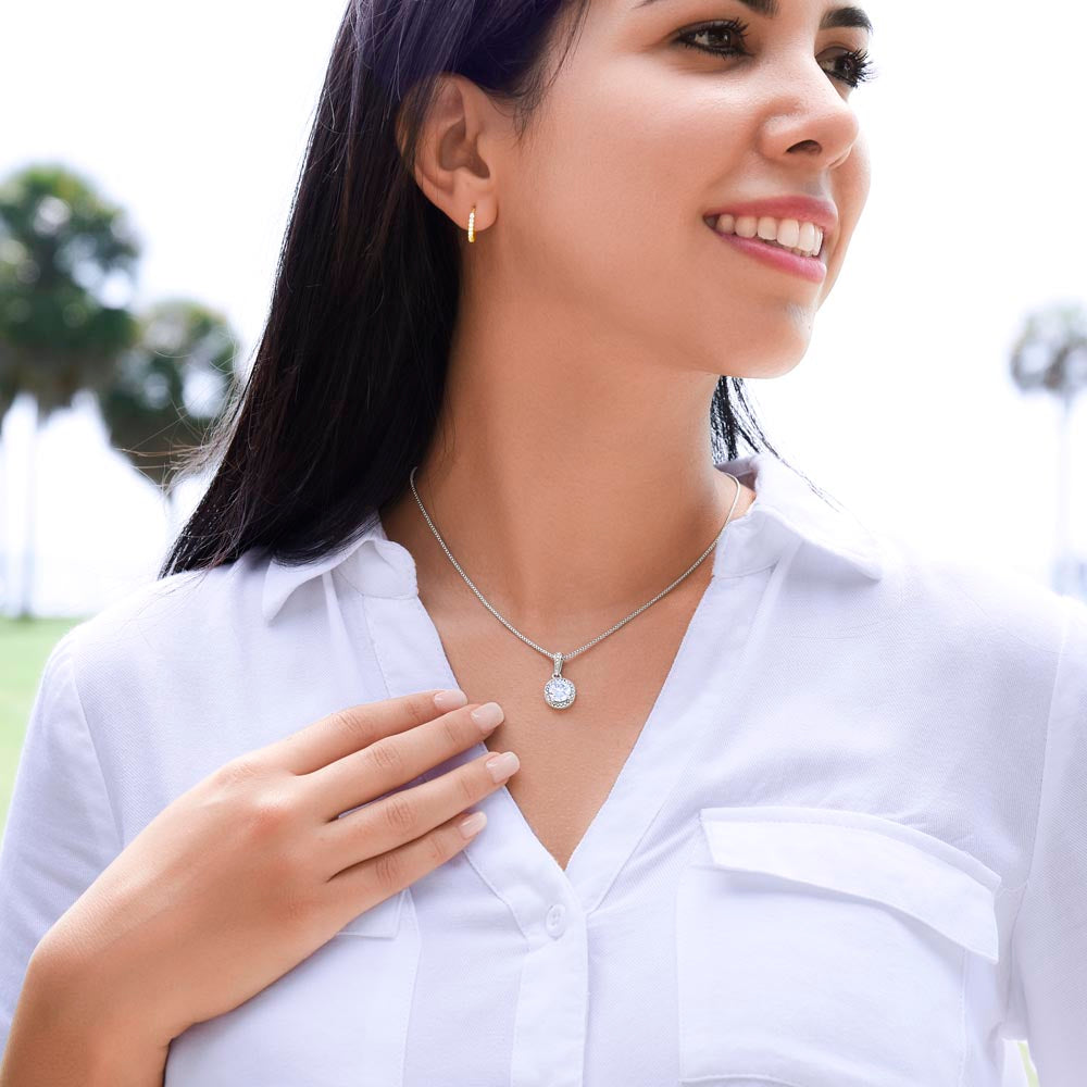Eternal Hope Necklace | Heartfelt Message Card | Luxury LED Gift Box