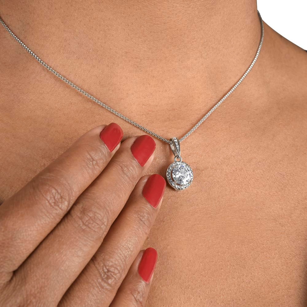 Eternal Hope Necklace | Heartfelt Message Card | Luxury LED Gift Box