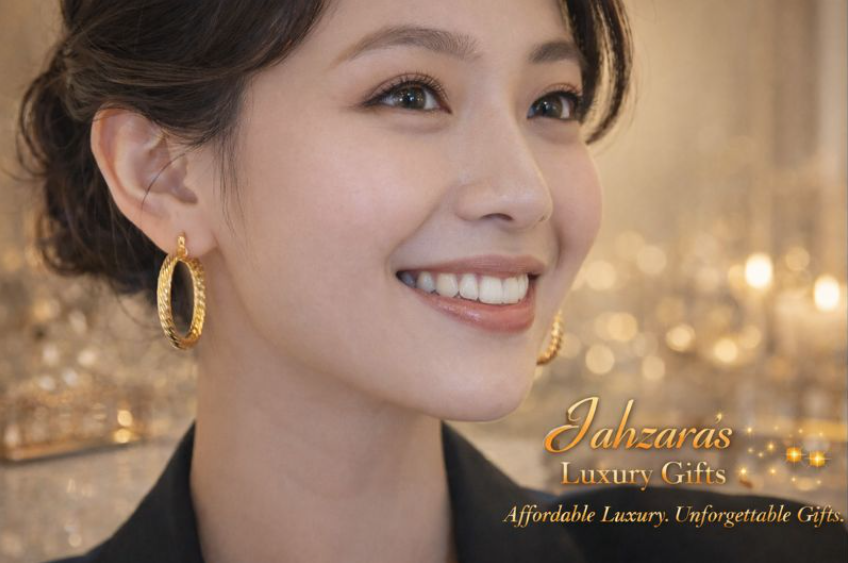 Gold Spiral Luxe Hoop Earrings | Minimalist Everyday Elegance