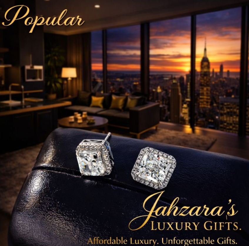 2 Carat Ice-Cut Diamond Stud Earrings | Platinum-Plated 925 Sterling Silver
