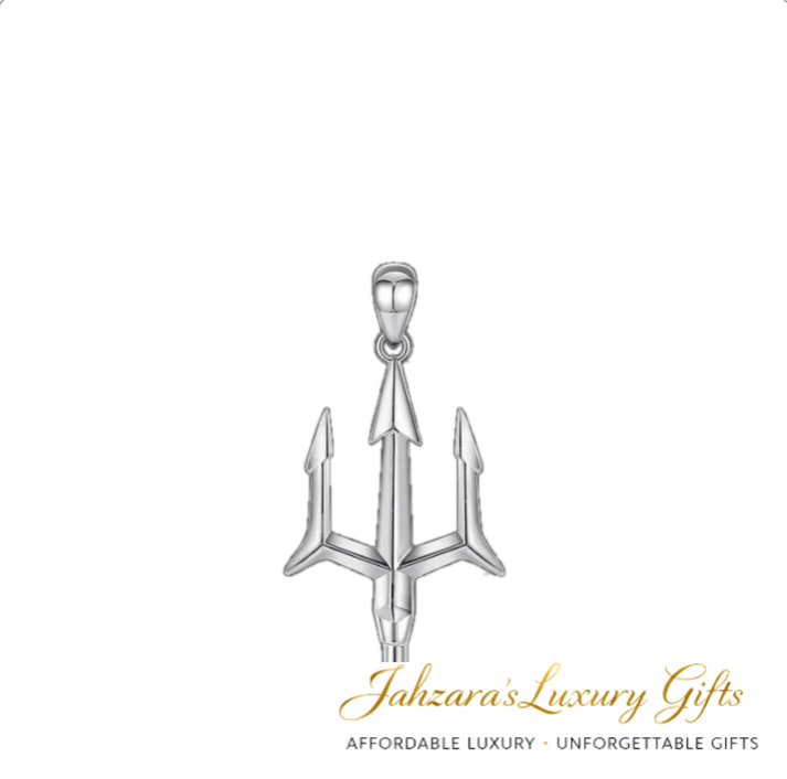 Trident Pendant Necklace — Stainless Steel with Chain