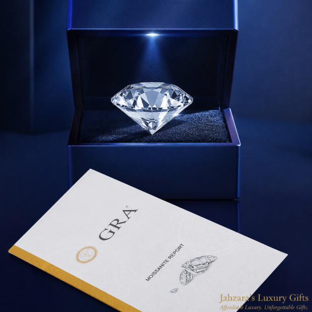 1ct Moissanite Huggie Earrings | 925 Sterling Silver | GRA Certified | Luxury Gift For Her