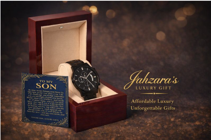 To My Son – Legacy Chronograph Watch | A Timeless Gift of Love