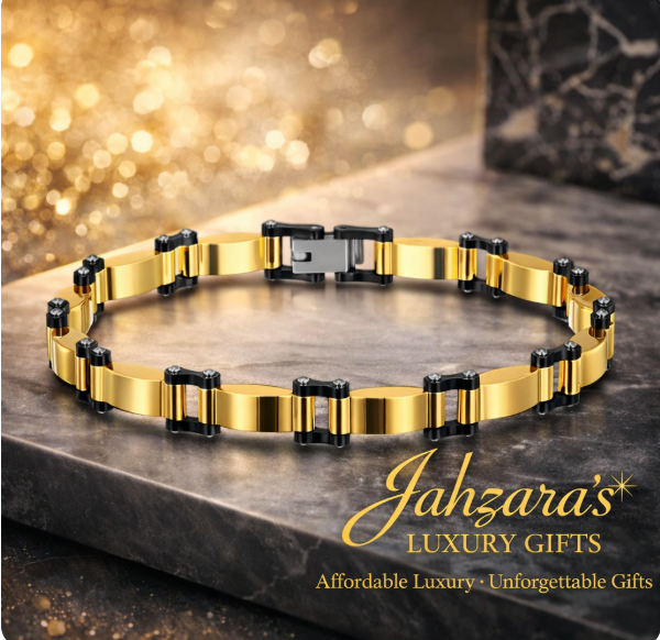 Geometric Link Bracelet - Titanium Steel Splicing Design