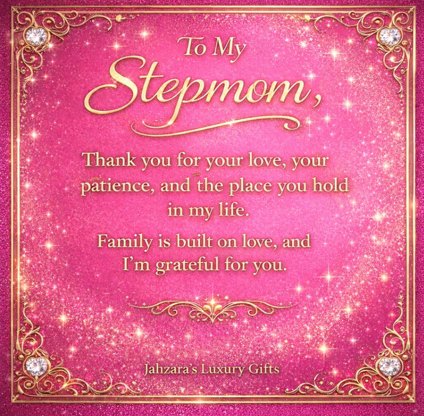 To My Step Mom – Scripted Love Necklace | A Gift of Gratitude & Love