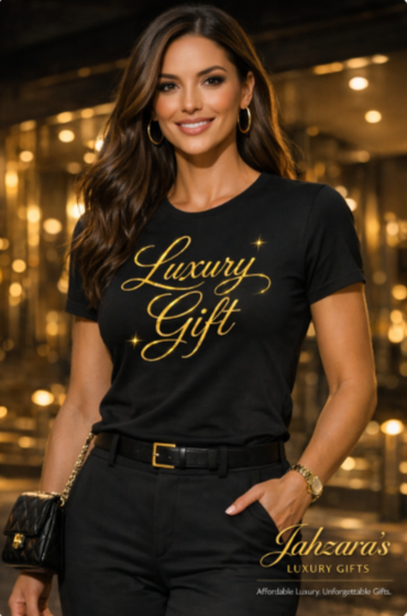 Luxury Gift Signature Tee — Gold & Camo Edition