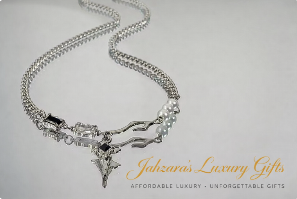 Zircon Galaxy Star Chain Necklace | Titanium Steel | Unisex Luxury Jewelry