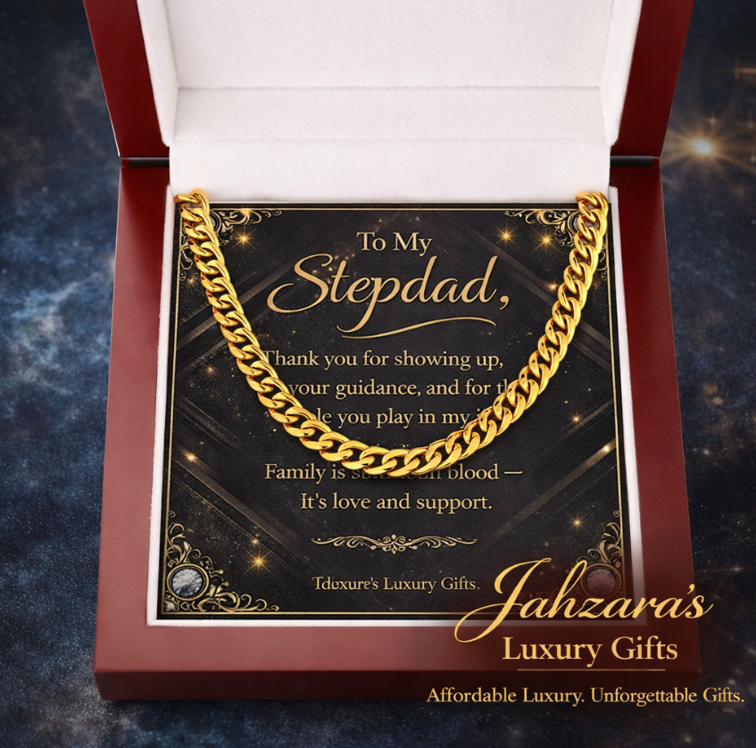 ✨ To My Stepdad - Cuban Link Chain ✨