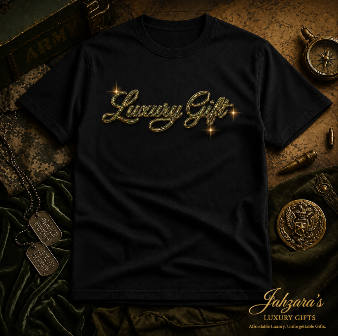 Luxury Gift Signature Tee — Camo Edition