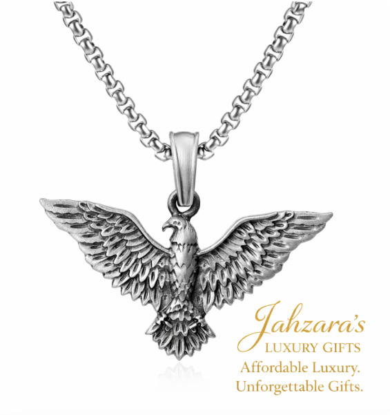 Retro Eagle Pendant Necklace | Titanium Steel | Men's Luxury Statement Jewelry