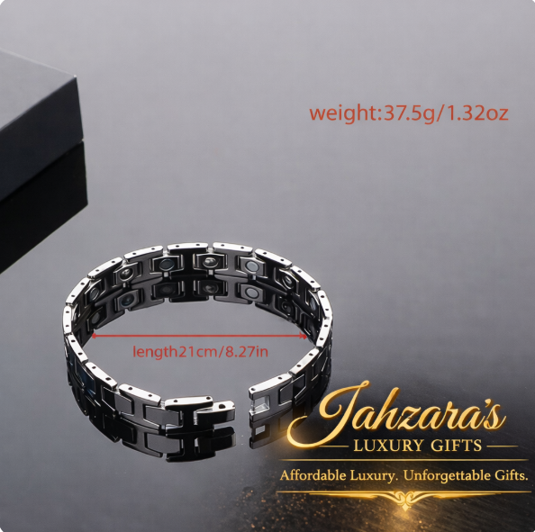 Magnetic Wellness Bracelet | 18K Gold Plated | Stainless Steel | Unisex