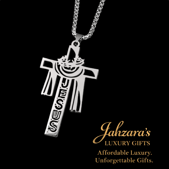 Jesus Cross Pendant Necklace | Stainless Steel | Unisex Luxury Statement Jewelry