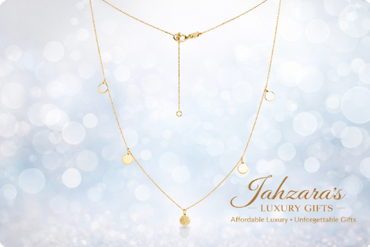 Solid Gold Circle Necklace