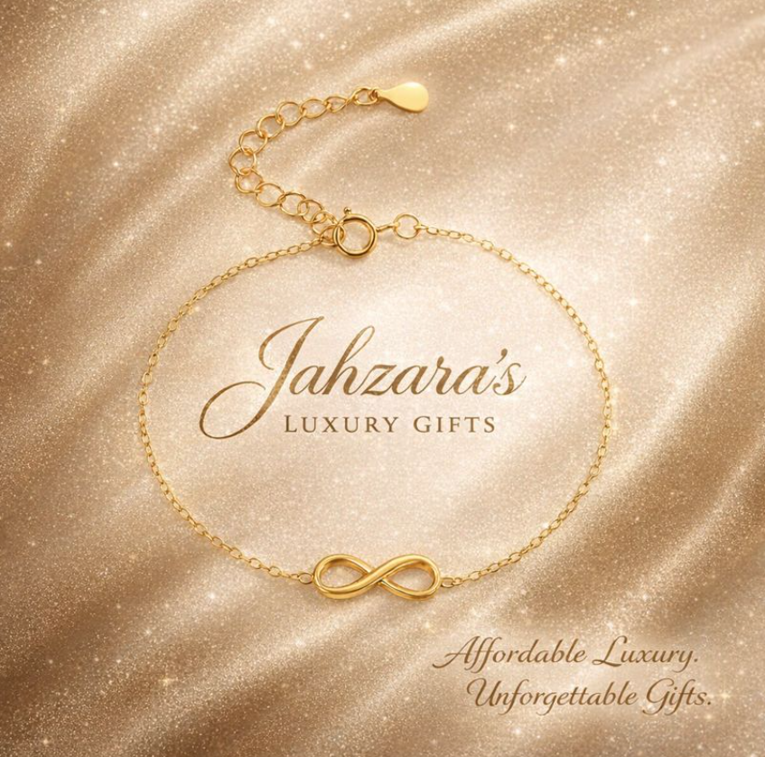 18K Gold Infinity Bracelet | 925 Sterling Silver Eternal Love Symbol Bracelet