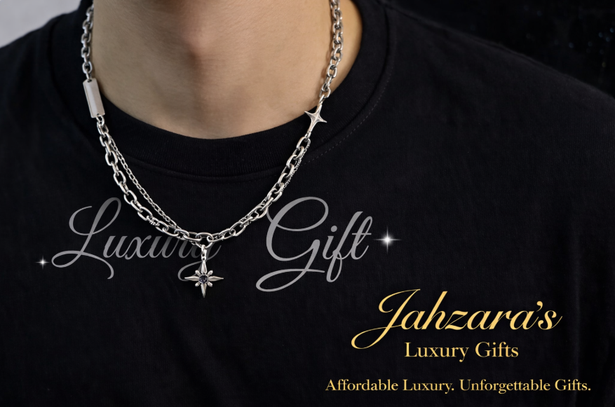 Double Layer Stacked Star Necklace Set — Titanium Steel | Unisex