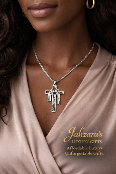 Jesus Cross Pendant Necklace | Stainless Steel | Unisex Luxury Statement Jewelry