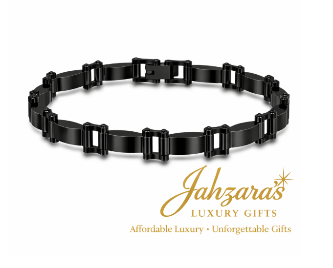 Geometric Link Bracelet - Titanium Steel Splicing Design