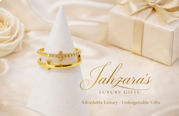 Forever Double Cross Ring