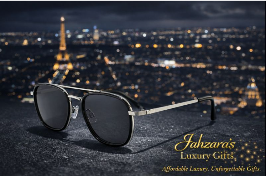 Silver Frame Inner-Circle Sunglasses - Full Grey