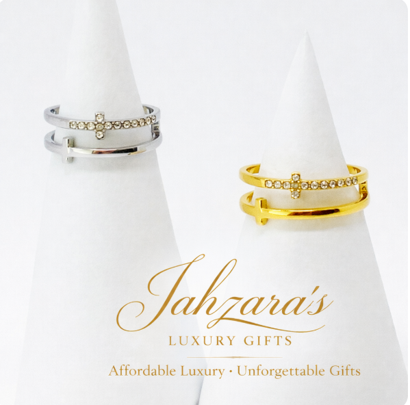 Forever Double Cross Ring