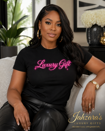 Luxury Gift Signature Tee — Hot Pink Edition