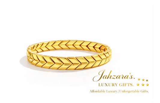 Gold Wheat Cuban Link Bracelet | 18K Gold Plated Textured Unisex Bracelet