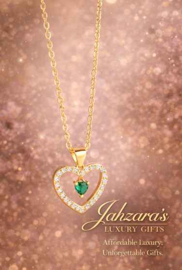 18K Gold-Plated Heart Zircon Necklace | Timeless Luxury for Her