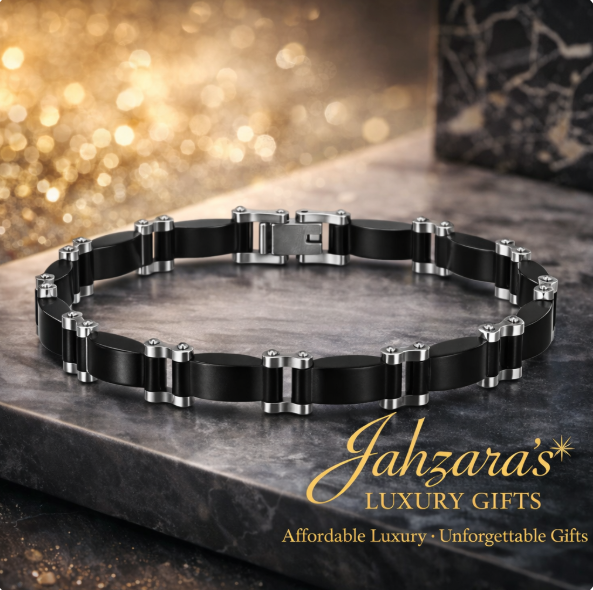 Geometric Link Bracelet - Titanium Steel Splicing Design