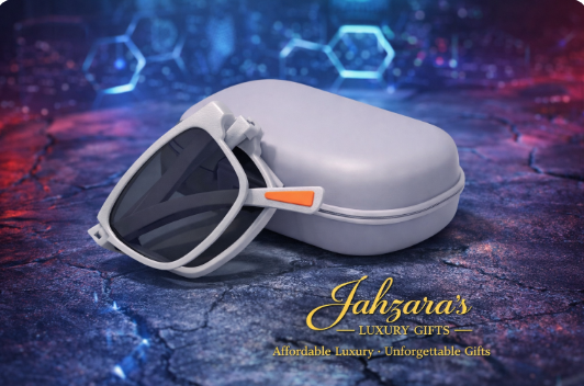 JAHZARA'S Foldable Square Sunglasses - Compact & Portable