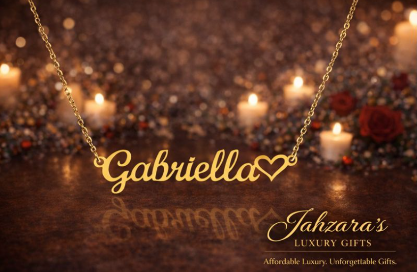 Love of My Life - Heart Name Necklace (18K Yellow Gold)