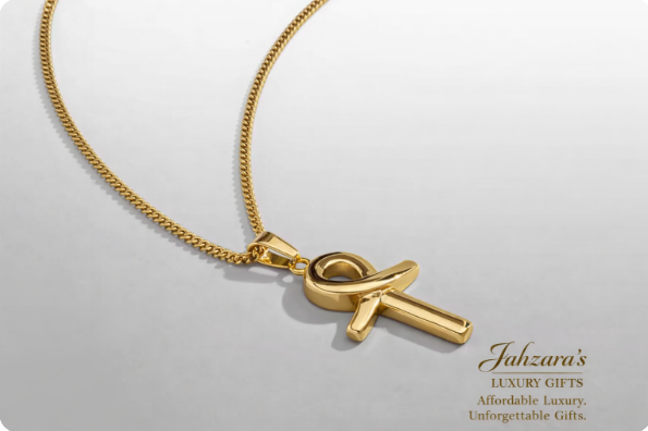 Ankh Cross Pendant Necklace | Stainless Steel | Unisex Luxury Egyptian Jewelry