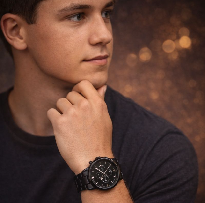 To My Son – Legacy Chronograph Watch | A Timeless Gift of Love