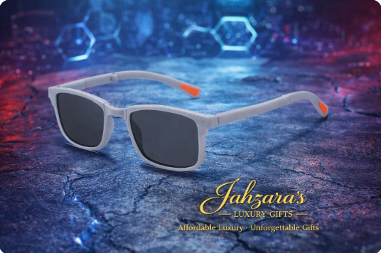 JAHZARA'S Foldable Square Sunglasses - Compact & Portable