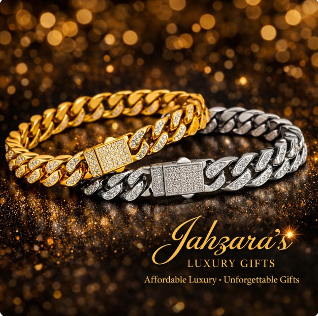 Iced-Out Cuban Link Bracelet - CZ Diamond Clasp