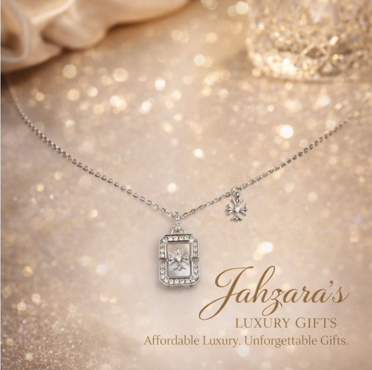 Platinum Cross Zircon Necklace | Faith, Strength & Timeless Elegance