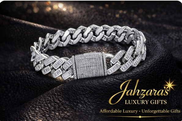 Iced Out Moissanite Cuban Link Bracelet - 925 Sterling Silver | GRA Certified Premium
