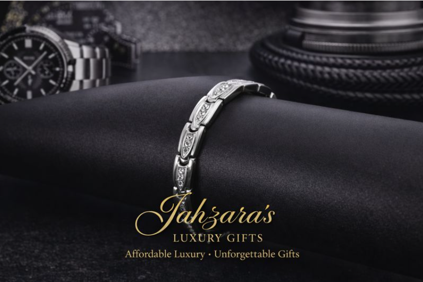 Micro-Pavé Diamond Titanium Bracelet | Geometric Vacuum Plated Unisex Luxury Bracelet