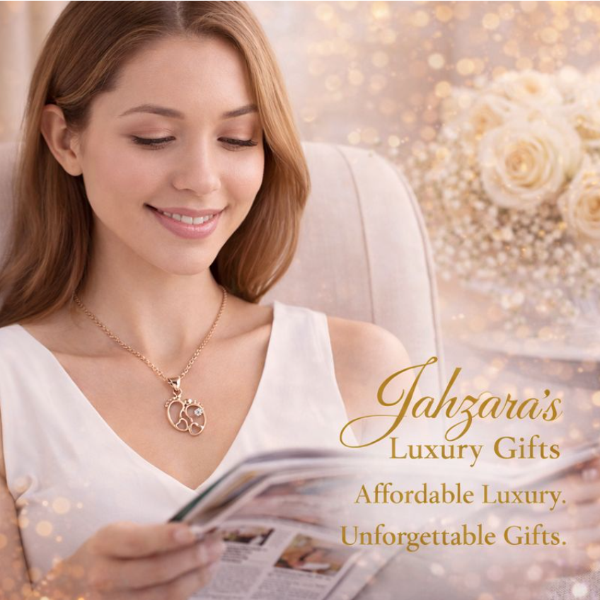 18K Rose Gold Moissanite Footprint Pendant Necklace | Heart Cutout Fine Jewelry