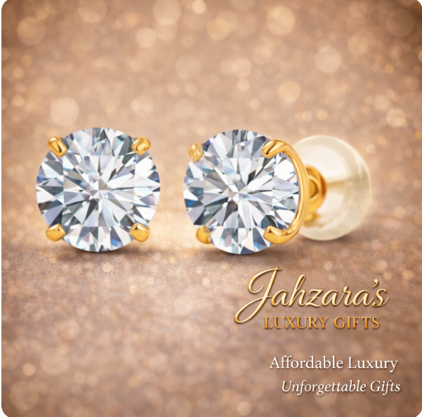 1.50 CTW AGI Certified Lab-Grown Diamond Stud Earrings | 14K Gold | F-G Color VS Clarity