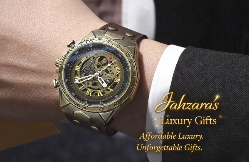 Vintage Mechanical Skeleton Watch | Bronze Automatic Men's Watch