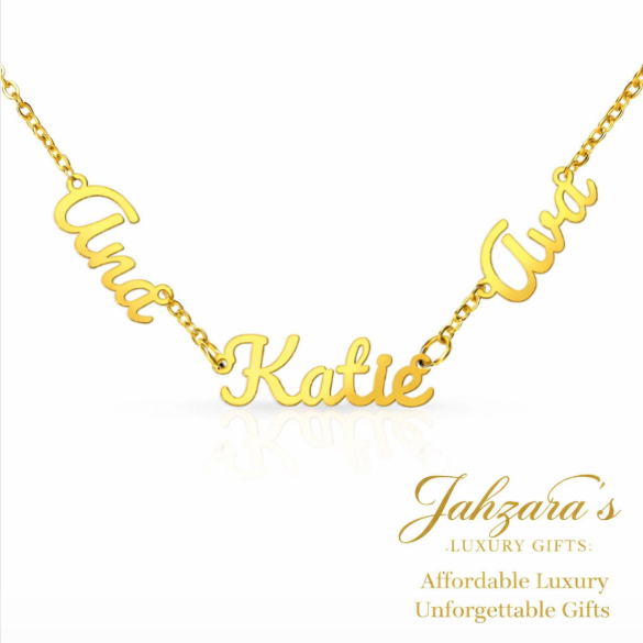 Personalized Multi-Name Necklace | Custom Cursive Script | Luxury Gift Box