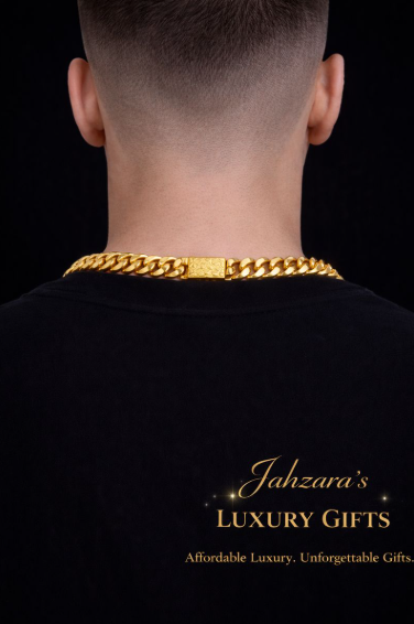 Gold Geometric Cuban Link Chain Necklace | Bold Street-Luxury Style