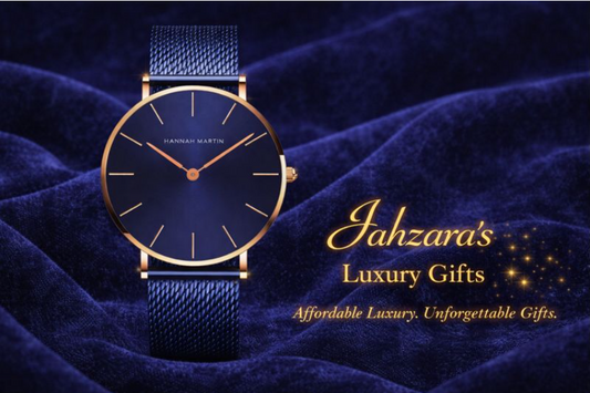 Slim Navy & Rose Gold Women's Watch | Minimalist Quartz Mesh Band