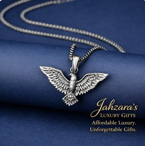 Retro Eagle Pendant Necklace | Titanium Steel | Men's Luxury Statement Jewelry